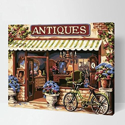Made4u [ 20"  [ Wood Framed ] Paint By Numbers Kit Brushes and Paints for Adult ( Antiques G177 )