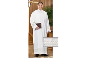 CHRISTIAN BRANDS EMBROIDERED INSET ALB-X-LARGE