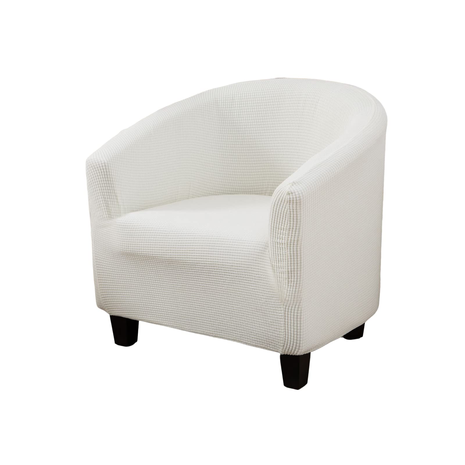 Photo 1 of NILUOH Club Chair Slipcover Jacquard Tub Chair Cover Stretch Armchair Covers Sofa Cover Furniture Protector for Living Room (Jacquard Off-White)