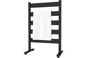 Sawlece Towel Warmers for Bathroom, Space Aluminum Heated Towel Racks for Bathroom, with Built-in Timer&Temperature Adjustmen