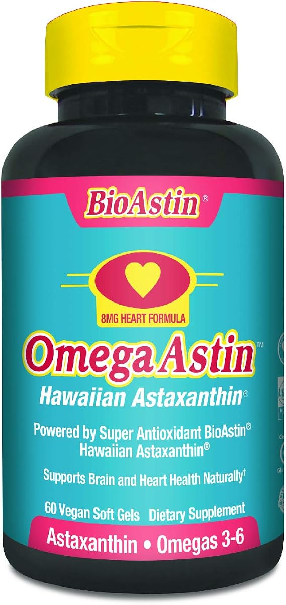 BioAstin Hawaiian Vegan Astaxanthin OmegaAstin