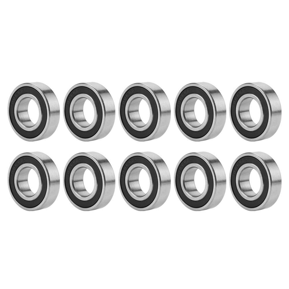Bearings, 10pcs 6003-2RS Deep-Groove Stainless Ball Bearings Rubber Sealed Bearing Steel Single Row17mm*35mm*10mm