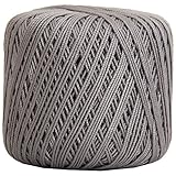 Crochet Thread - SIZE 3 - Color 25 - GREY - 2 Sizes - 27 Colors Available