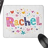 Rachel Patterned Mouse pad Ornamental Lettering