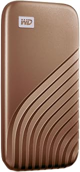 WD My Passport SSD 2TB Portable External SSD USB 3.2 Gen 2 Gold