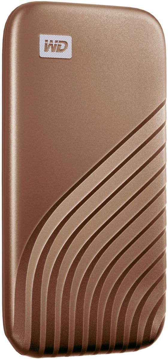 WD My Passport SSD 2TB Portable External SSD USB 3.2 Gen 2 Gold
