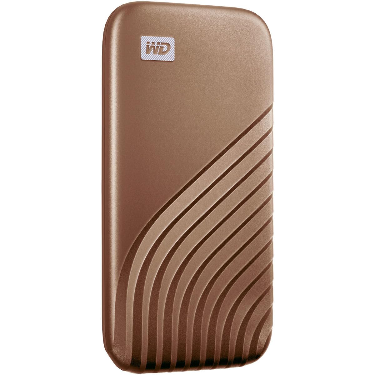 WD My Passport SSD, 2TB Portable External SSD, read speeds up to 1050 MB/s, write speeds up to 1000MB/s, Portable SSD, Works with PC, Xbox and Playstation, Gold
