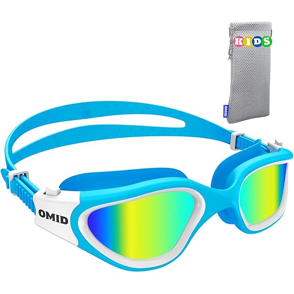 Lunettes De Natation Enfants YAKAON - Anti-Buée, Protection UV, Confortables 6-14 Ans