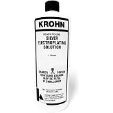 JTS Krohn Silver Electroplating Plating Solutions Ready to Use 1 Quart Made in USA