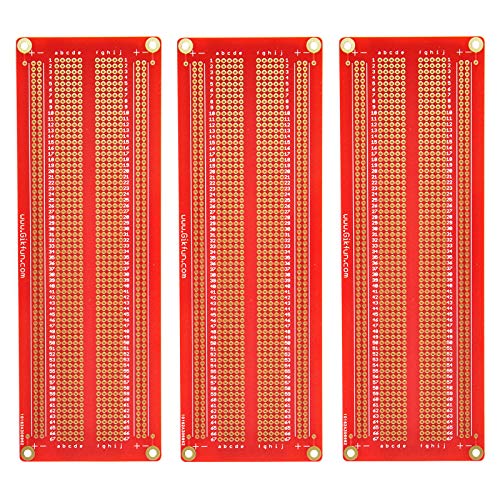 Gikfun Large Solder-able Breadboard Gold Plated Finish Proto Board PCB DIY Kit for Arduino GK1008