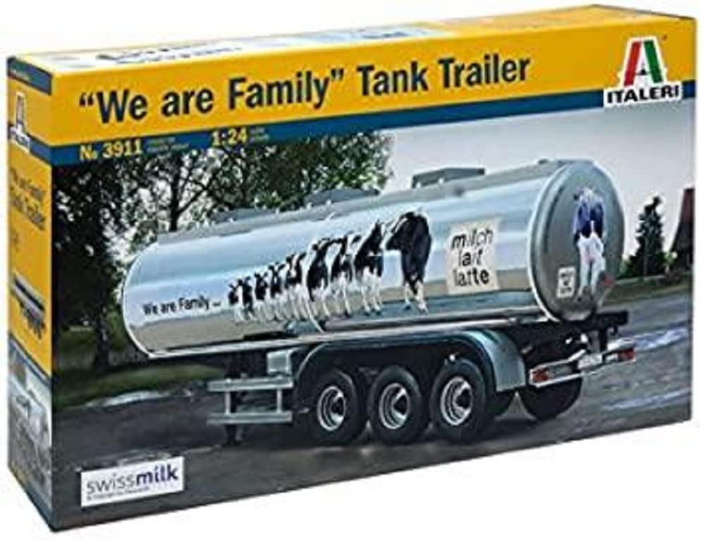Carson 510003911 The Familiy Swiss Milk Tank Trailer Vehicle 1: 24