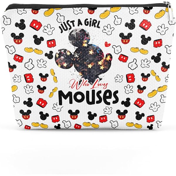 Coole Make-up-Tasche Mit Comic-Maus-Motiv – Perfekt Als Geschenk Für Frauen, Freundinnen Oder Krankenschwestern