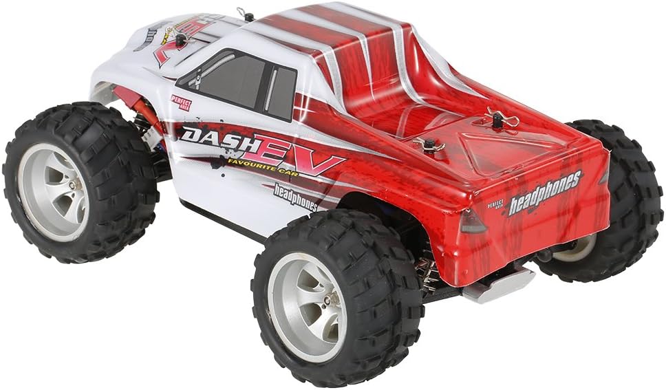 WLtoys A979-B 2.4G 1/18 RC Car 4WD 70KM/h High Speed Electric RTR Truck, White, 25x19.5x11.8 centimeters - Image 3