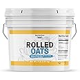 Unpretentious Rolled Oats, 1 Gallon Bucket, Old Fashioned Oats, Good Source of Iron (4 Pounds)