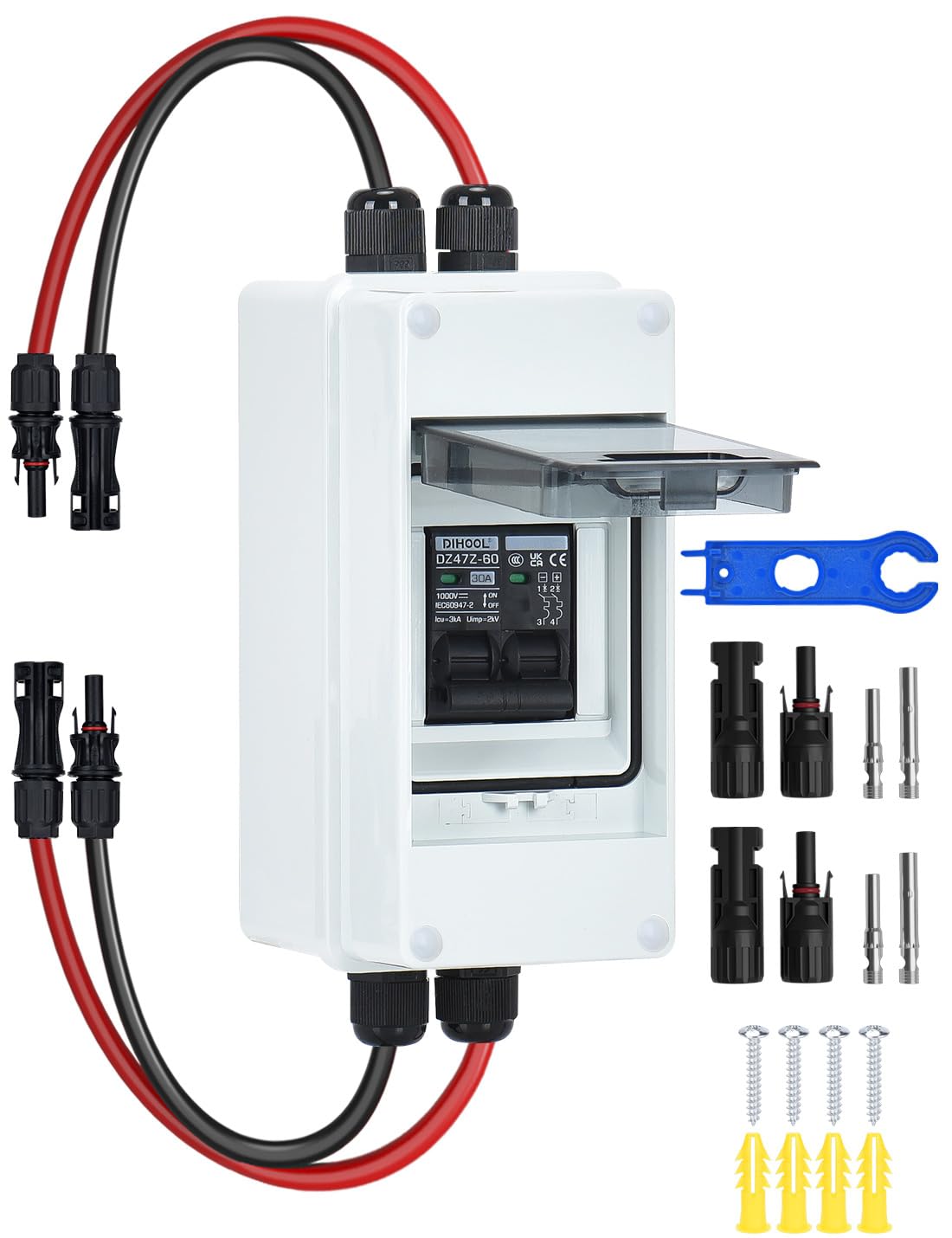 DIHOOL 30 Amp Solar Panel Disconnect
