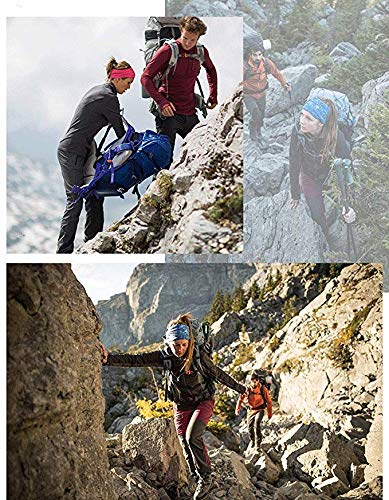 Cutewing Outdoor Magic Headband Scarf Elastic Seamless Neck Gaiter Sweatband Balaclava Sport Headwear Bandana Scarf UV Resistence,Pack of 12
