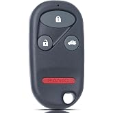 SUPALAND Key Fob Replacement Fits for Honda CRV CR-V 1997 1998 1999 2000 2001 / Honda S2000 2000-2009 Remote Control Keyless Entry E4EG8DJ 4 Buttons