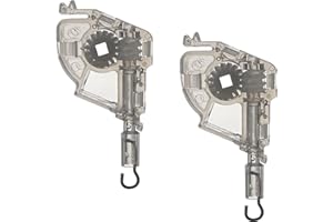 2pcs Tilt Mechanism Hook for 2" Low Profile Horizontal Blinds Wand Tilter Connection with Square Shaped Gear Low Rail Blinds 