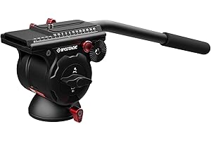 IFOOTAGE Video Tripod Head Fluid Drag Pan Head for DSLR Cameras, Camcorder, Monopod and Tripods, Komodo K5