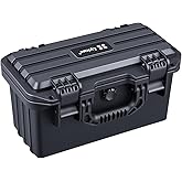 Lykus HC-3031 Waterproof Hard Case with Customizable Foam Insert, Interior Size 12.05x5.31x6.69 in, Suitable for short slim items
