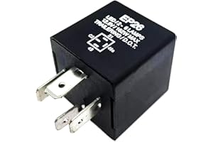 BLAGEAR 4 Pin EP26 LED Flasher Relay for Lights Compatible with Jeep TJ Wrangler 1997-2000 1997 1998 1999 2000 97 98 99 20 Led Turn Signal Flasher Relay (Not Fit Wrangler 2001-2006
