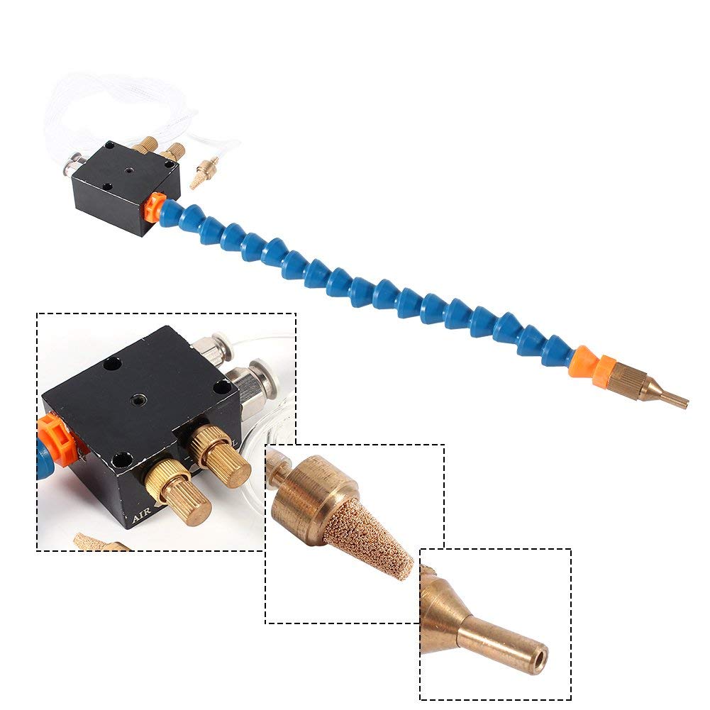 Mist Coolant Spray System,Adjustable Metal Mist Coolant Mist Lubrication,Spray System Unit For 8Mm Air Pipe - Image 3