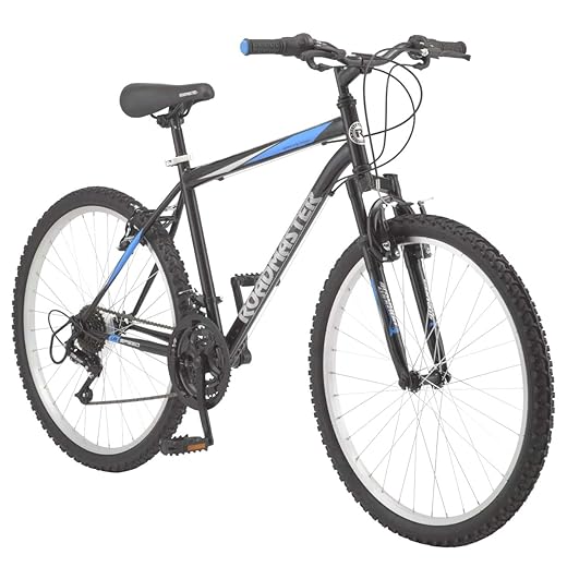 Roadmaster - 26 Inches Granite Peak Men's Mountain Bike, Black/Blue