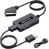 Kirolle Scart to HDMI Cable Converter Scart In HDMI Out Adaptor view 1