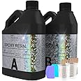 MR. Resin EPOXY 1 Gallon Kit - Crystal Clear Epoxy Resin for Crafts, River Tables, Molds & More - Cures in 24 Hours