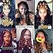 3S Wavy Ends Box Braids Crochet Braiding Hair Extensions Ombre Brown Synthetic Goddess Box Braids With Free Curly End Crochet Braids For Woman Girls 22strands/pack (18inch,T27)