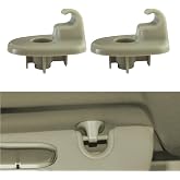 Rebvugr 2PCS Car Visor Clip, Car Sun Visor Clips Retainer, Upgraded Visor Holder Hook Car Accessories Fit for Jeep Liberty 2005-2012 and Dodge Nitro 2008-2012 Replaces OEM# 1AR26BD1AA 1AR26DW1AA
