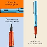 LAMY AL-star Denim Fountain Pen EF Nib Lightweight Aluminum Body view 3