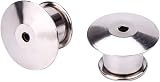 Mudder 30 Pcs Silver Locking Pin Backs for Brooches & Lapels view 3