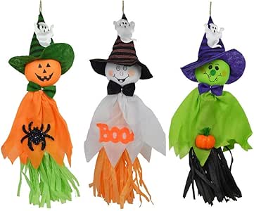 Ethradia Halloween Decoración Colgante Fantasma para Patio Césped