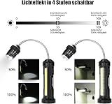 IMAGE 2 Pack BBQ Grill Lights Magnetic 360° Adjustable Side Lamp Outdoor Camping view 3