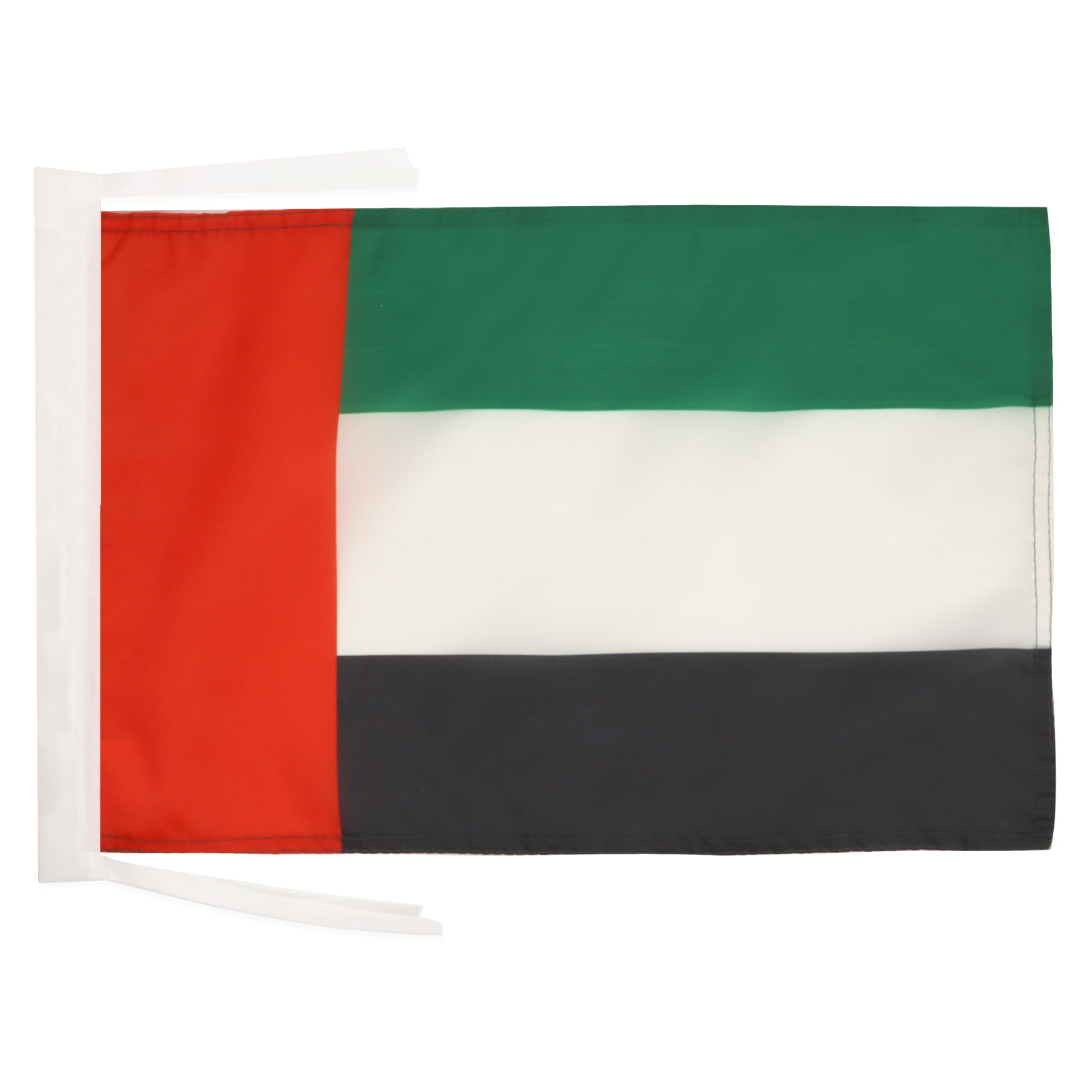 AZ FLAG - United Arab Emirates Flag - 18'' x 12'' - 100% Polyester Emirati Small Banner with Two Cords - Fade Resistant - Vivid Colors - 18x12 in - 45x30 Cm — image 1