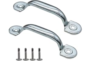 Xadnitu Garage Door Bottom Lift Handle for Most Gate Handles Replacement, Heavy Duty Door Pull Handle for Garage Outdoor Closet (2 Pack)