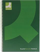Q Connect A4 Recycled Wirebound Book Black – Premium Notebook view 2