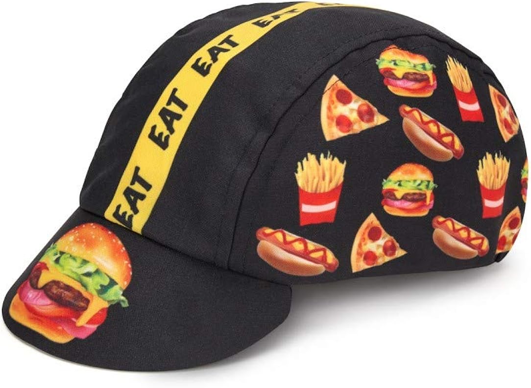 World Jerseys Men's Cycling Cap (Fast Food): Clothing
