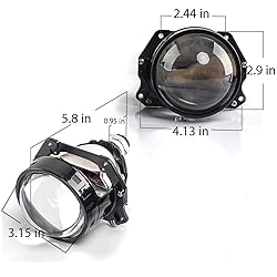 HDYEGIOU 3.0 inch Bi Projector Lens with White