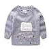 Mud Kingdom Little Girls Sweaters Pullover Cute Cloud and Colorful Rains