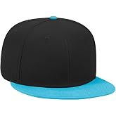 OTTO SNAP Wool Blend Twill Round Flat Visor 6 Panel Pro Style Snapback Hat