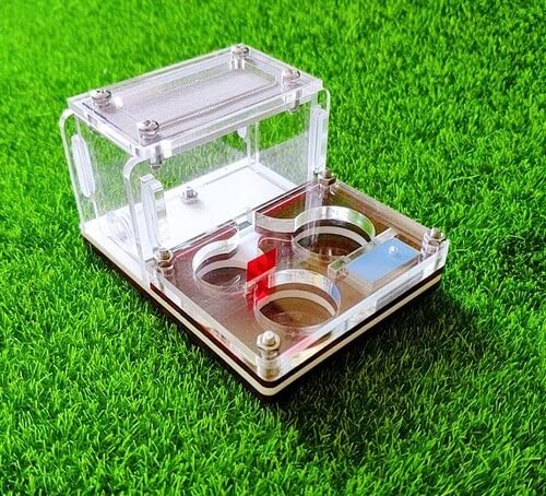 BATRC SYXYSM 1PCS After Mini Nest Plane Nest Acrylic Ant Nest B (Multicolor Optional) Ants Farm House (Color : Coffe White)