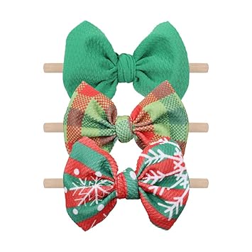 baby christmas bow