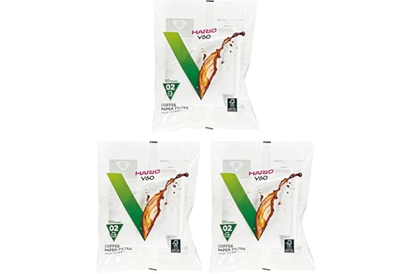 Hario 3x100 Filters for Coffee Machines American White Book, Import from Japan