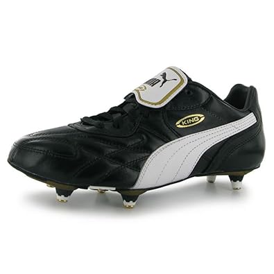 puma black and white football boots