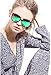 Diamond Candy Classic Round Polarized Sunglasses Vintage Mirrored Glasses For Women