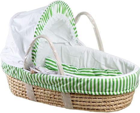straw moses basket