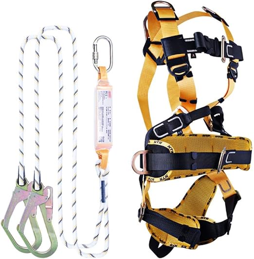 Fall Protection, Construction Full Body Harnesses Shock Absorbing