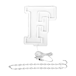 ATTNEON Letter F Neon Sign,Letter Lights 26